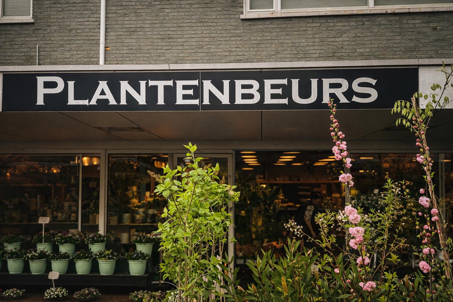 Plantenbeurs winkel aan De Loper 17 in Vlaardingen — familiezaak sinds 1978